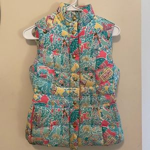 Lilly Pulitzer Printed 'Lauren' Puffer Vest
